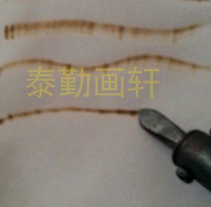 ​教你画烙铁画-怎样画线条