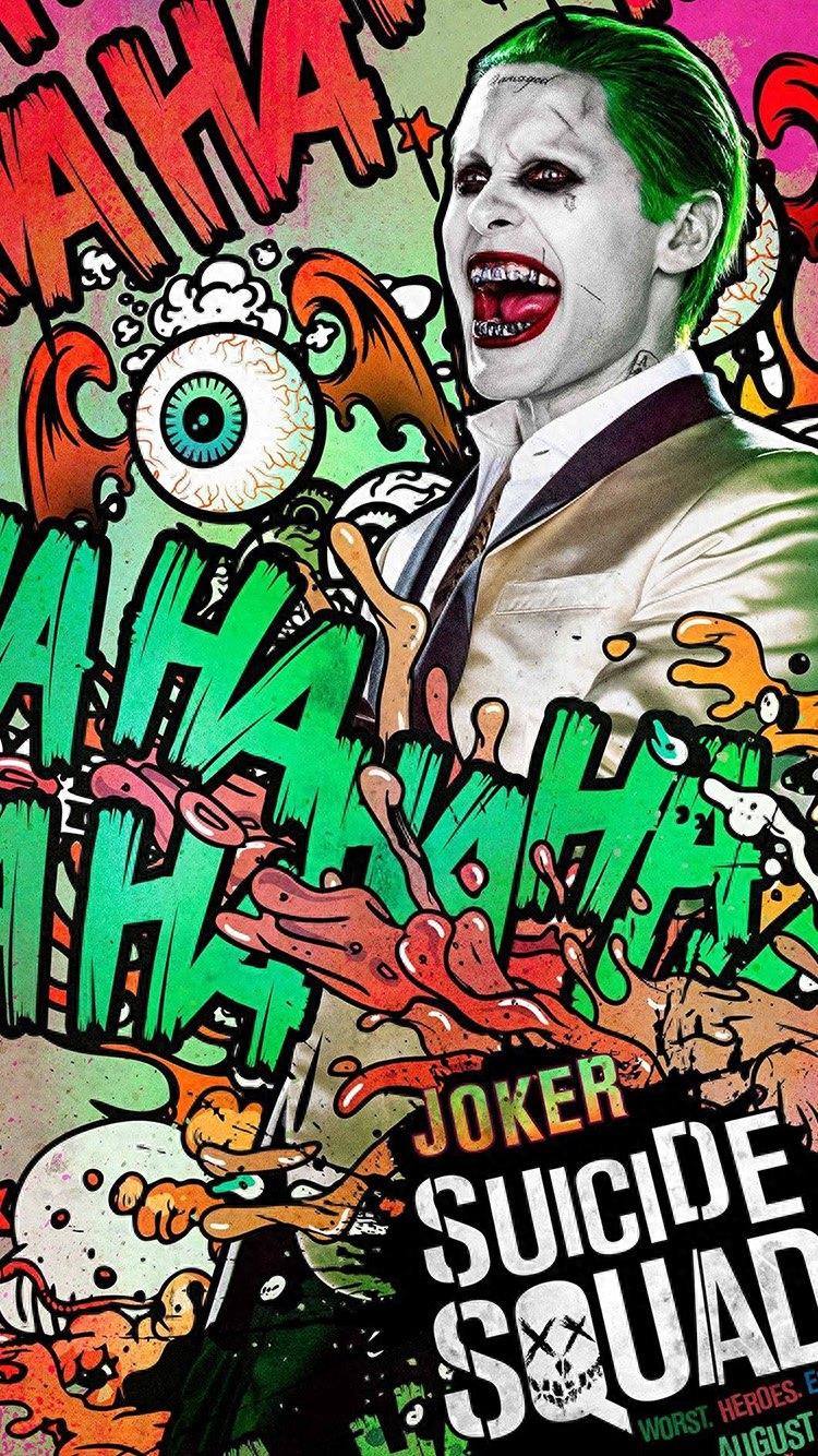 DC漫画超级反派、蝙蝠侠死敌小丑（Joker）手机绝版壁纸