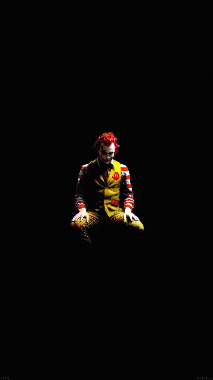 DC漫画超级反派、蝙蝠侠死敌小丑（Joker）手机绝版壁纸