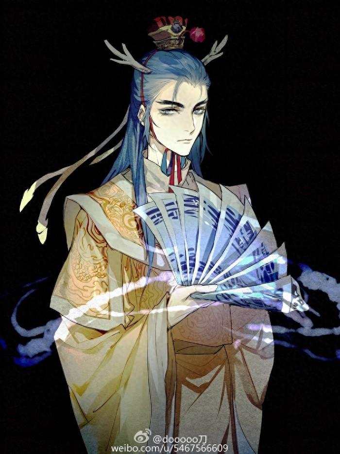 二次元里英俊潇洒的龙太子图集，海里的至尊王者