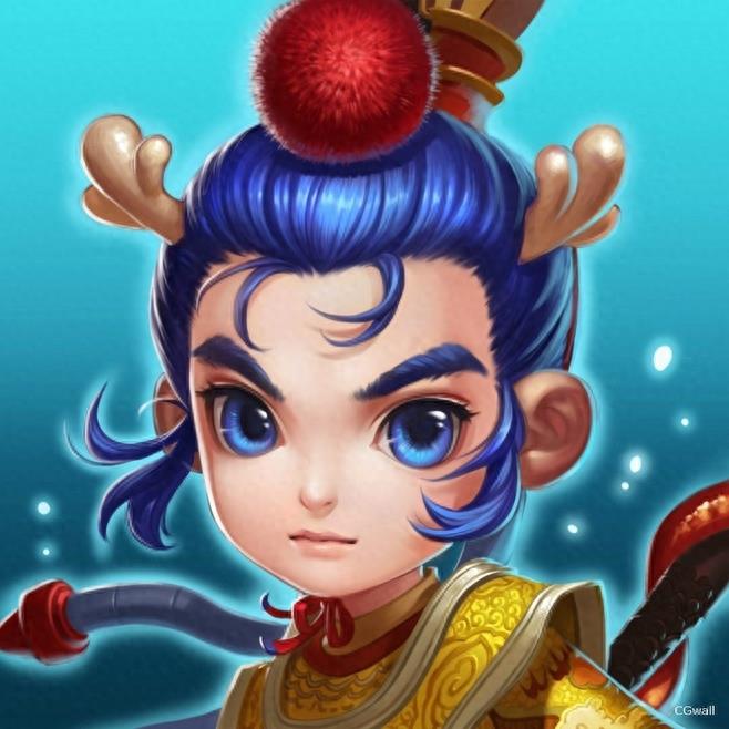 二次元里英俊潇洒的龙太子图集，海里的至尊王者