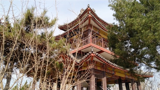 河北邯郸滏阳公园游记，滏水阁景观组图