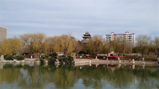 河北邯郸滏阳公园游记，滏水阁景观组图