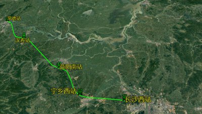 ​恭喜湖南人民，常益长高铁年底全线通车倒计时，附线路走向图