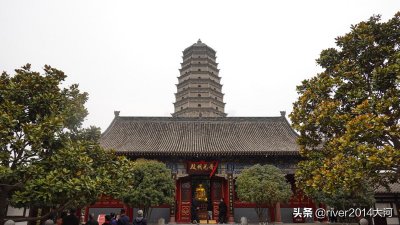 ​陕西法门寺，唐朝的皇家寺庙，地宫出土无数唐代国宝