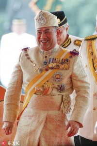 ​马来西亚国家元首穆罕默德五世宣布辞职