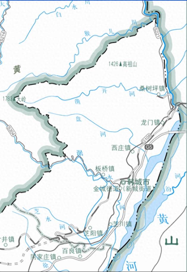 花椒之都韩城市，陕西省的副地级市