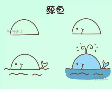 ​半圆形简笔画教程，老少皆宜！好玩又好学！