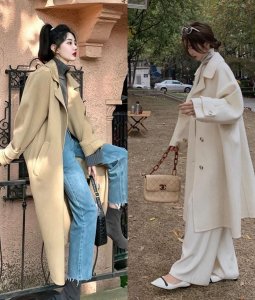 ​建议女人尽量少穿大衣+小黑裤，学张小斐这样穿，高级时髦又洋气