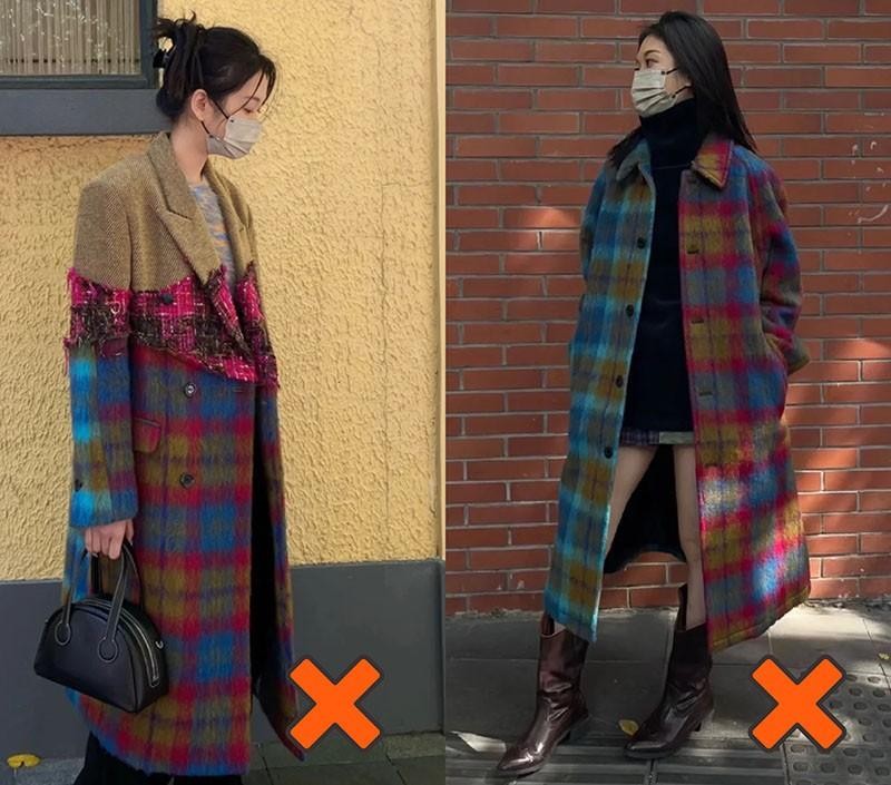 建议女人尽量少穿大衣+小黑裤，学张小斐这样穿，高级时髦又洋气