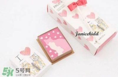 ​paul joe猫咪眼颊彩盘色号_试色图