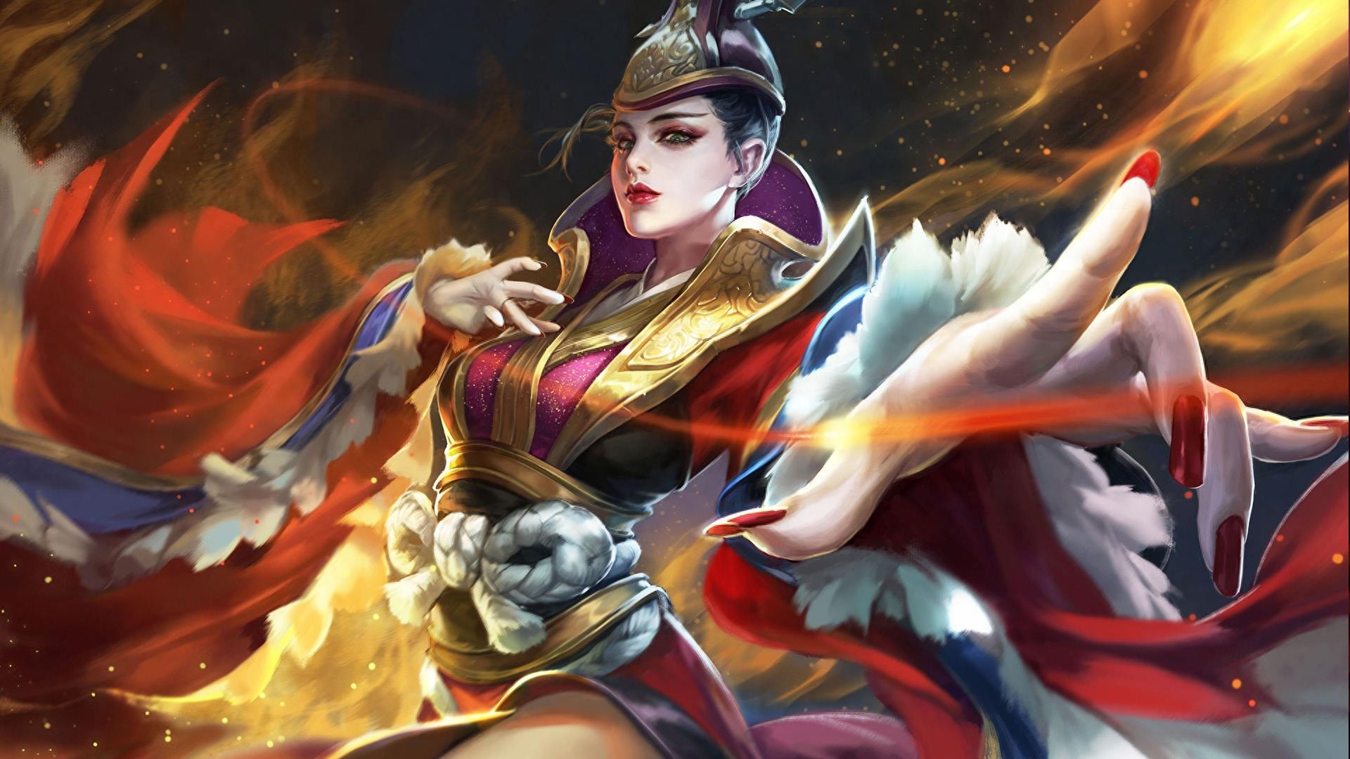 王者荣耀:武则天原画壁纸大全,东方不败,海洋之心,幻海之心