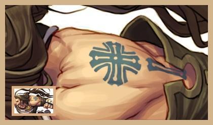 DNF:各职业的纹身中,小姐姐四姨的裸背纹身“圣痕”最性感