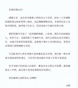 汪峰章子怡离婚真相大揭秘!原因让人惊呆!