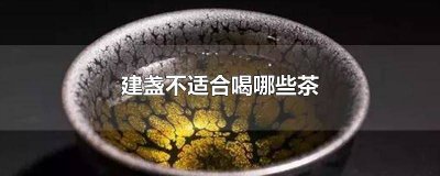 ​建盏不适合喝哪些茶 建盏不适合喝什么茶