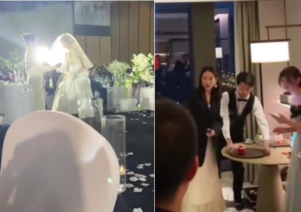 王鸥参加妹妹婚礼照曝光！打扮低调全程操劳，妹妹五官精致颜值高(4)