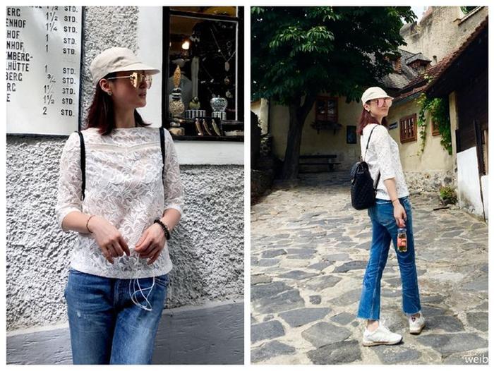 42岁蒋勤勤和老公及儿子近照，被传插足劈腿，丈夫显老孩子像爹