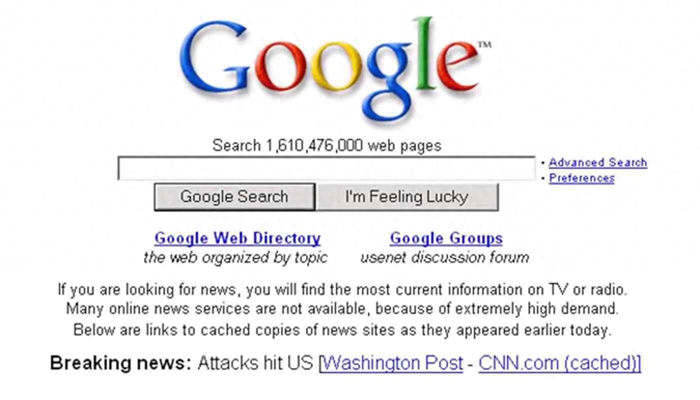 1996-2020：Google 谷歌搜索主页是如何变迁的？