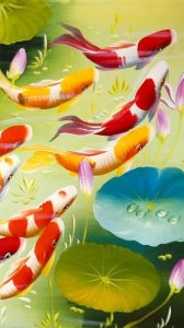 ​2023锦鲤附体好运吉祥富贵壁纸，财运亨通全屏唯美高清大图