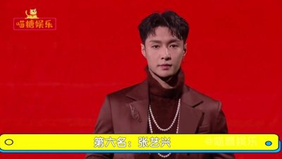 ​2023男星人气榜单看咖位，李现不及王鹤棣，易烊千玺赶超王俊凯