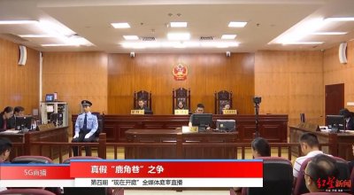 ​全国首场5G庭审直播：网红奶茶店“鹿角巷”真假之争