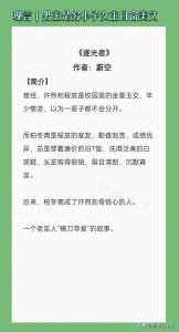 ​言情：3本男主是穷小子，女主是白富美文《逐光者》《狙击蝴蝶》