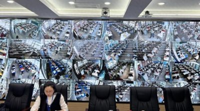 ​高考监控大屏你见过吗？高考监控的清晰度让你想象不到！