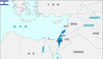 ​中东以色列的地理位置和地质地貌环境
