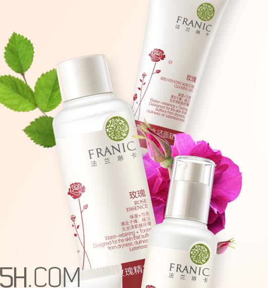 franic玫瑰粉嫩补水套装适合年龄_适合肤质
