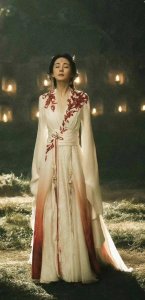 ​杨幂郭晓婷狐妖造型梦回雪见花楹 谁的仙剑DNA动了