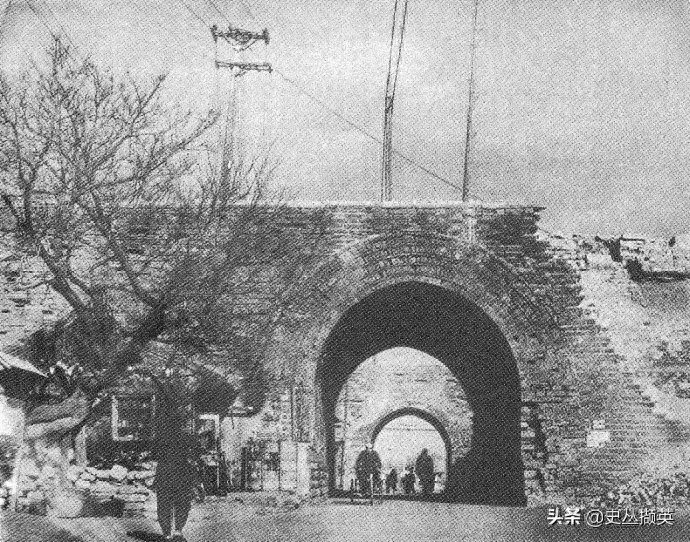 老北京广渠门的变迁图片:从1930年修缮完好,到1953年彻底消失