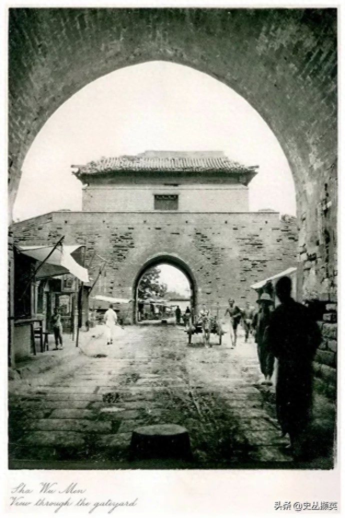 老北京广渠门的变迁图片:从1930年修缮完好,到1953年彻底消失