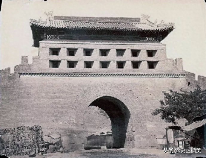 老北京广渠门的变迁图片:从1930年修缮完好,到1953年彻底消失