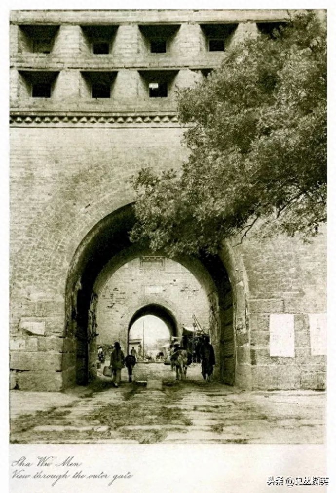 老北京广渠门的变迁图片:从1930年修缮完好,到1953年彻底消失